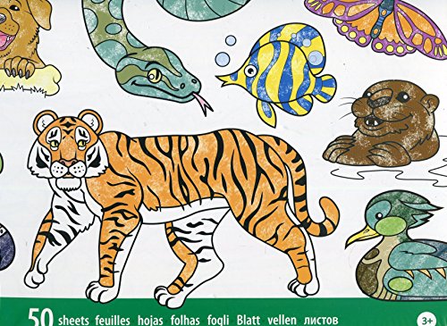 Melissa & Doug Jumbo Colouring Pad - Animals | Activity Pad | Coloring Pads | 3+ | Gift for Boy or Girl